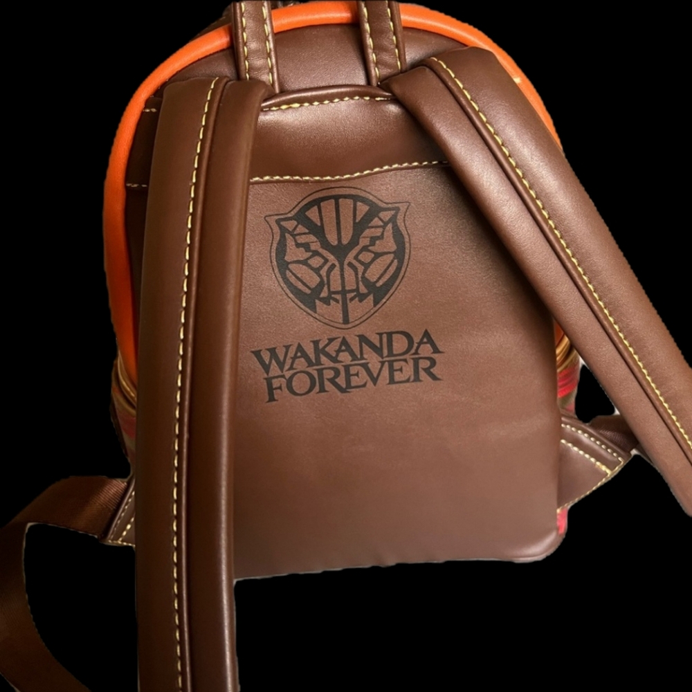 Loungefly Marvel Mini Backpack Black Panther Waka… - image 2